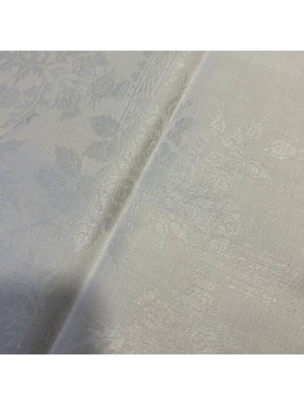 Vintage White Irish Linen Damask Dinner Napkins Rose Shamrock Thistle Set 4 - Picture 9 of 10